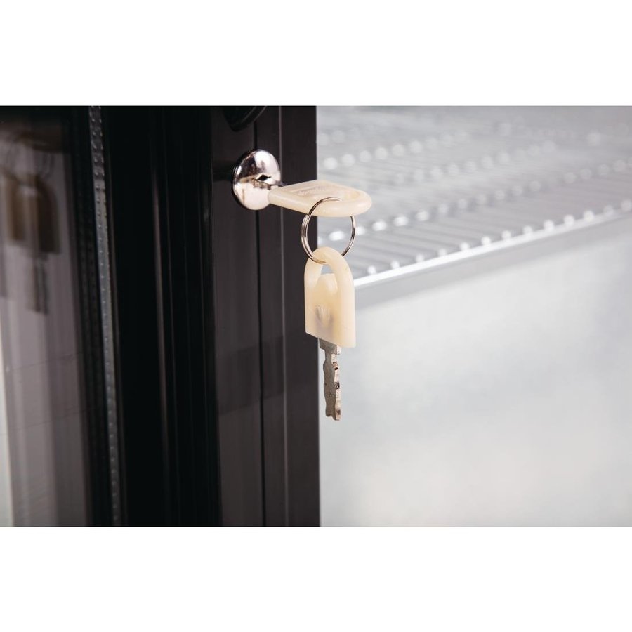 Refroidissement de barre modèle bas | trois portes coulissantes | 320L | 85(h)x135x52cm