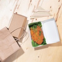 Compostable burger boxes | kraft