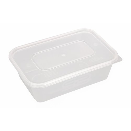  HorecaTraders Food containers with lid | 250 pieces 