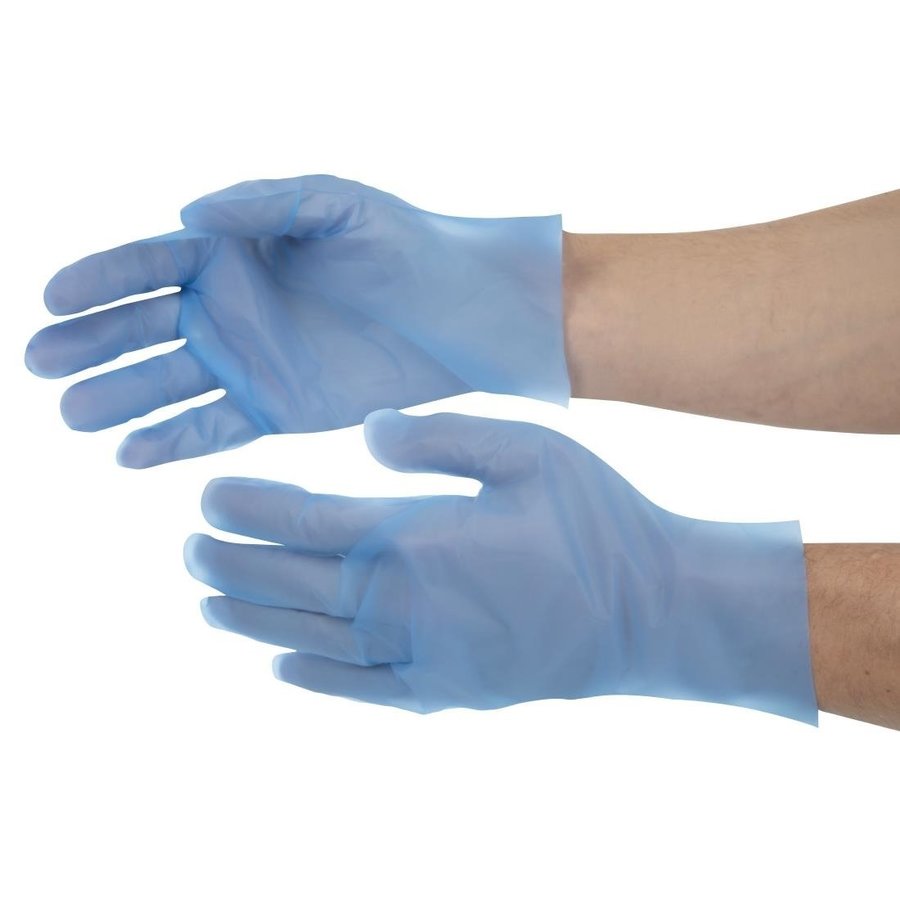 Powder-free TPE gloves | Blue 200 pcs