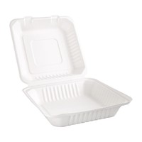 Compostable Bagasse Food Boxes | 200 pcs