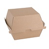 HorecaTraders Compostable hamburger boxes kraft | Square