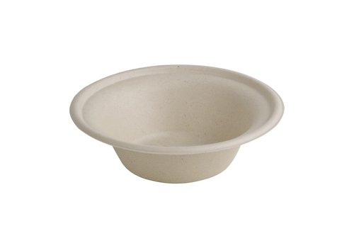  HorecaTraders Bols en bagasse compostables | Carré | 50 pièces 