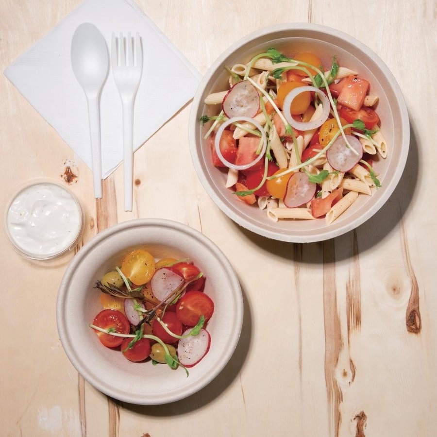 Compostable Bagasse Bowls | Square | 50 pieces