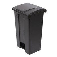 Abfalleimer | Schwarz | 87L