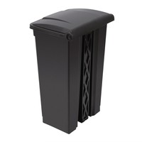 Abfalleimer | Schwarz | 87L