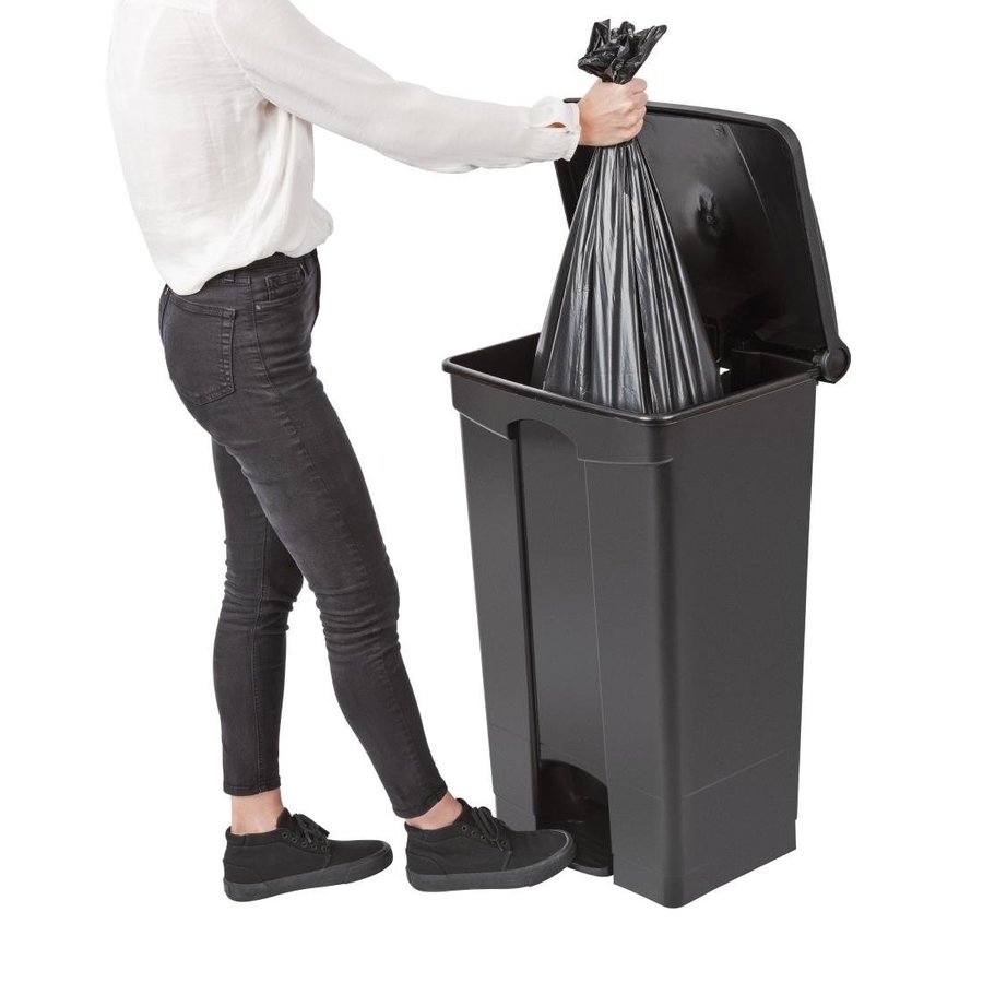 Waste bin | Black | 87L