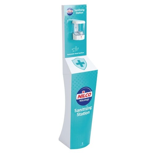  HorecaTraders Distributeur automatique de désinfectant pour les mains | 140(h) x 30(l) x 30(p)cm 