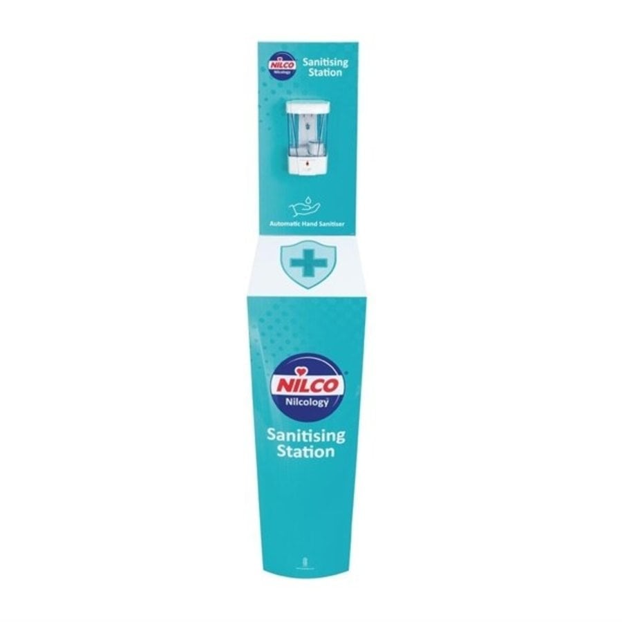 Distributeur automatique de désinfectant pour les mains | 140(h) x 30(l) x 30(p)cm