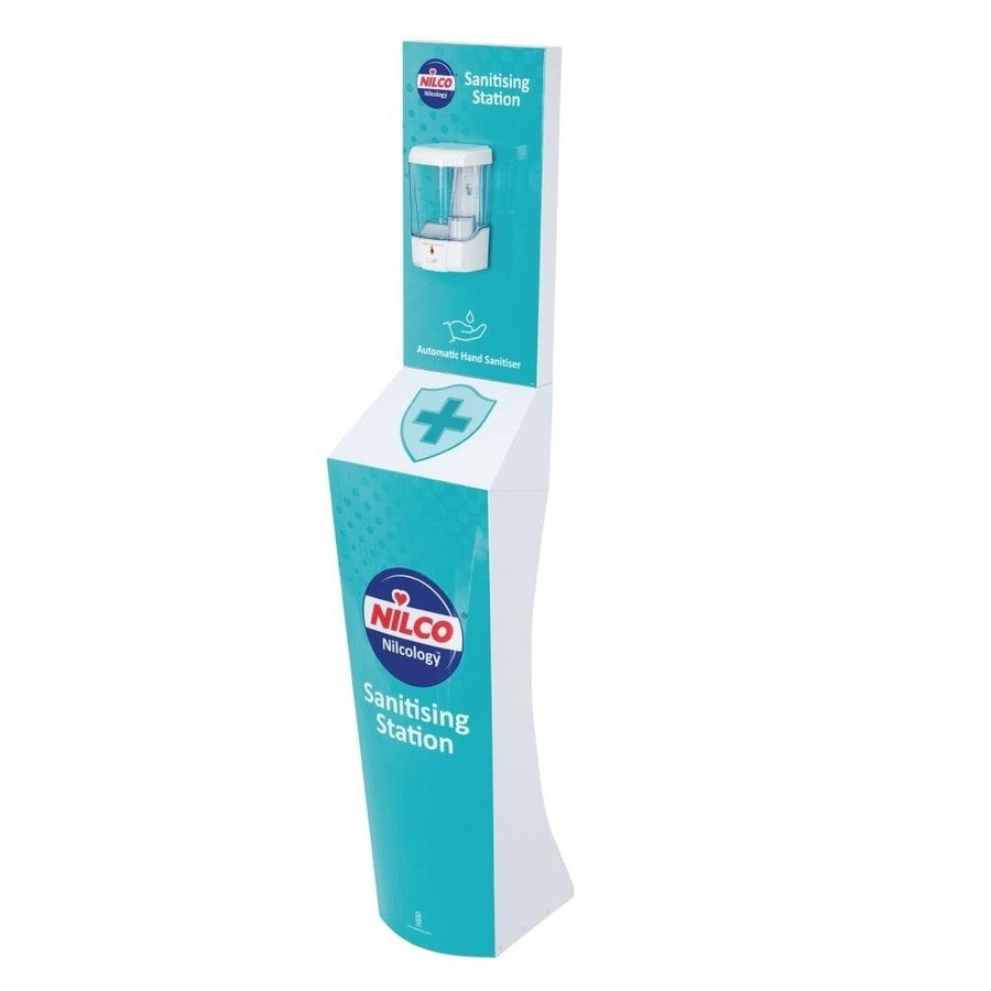 Distributeur automatique de désinfectant pour les mains | 140(h) x 30(l) x 30(p)cm