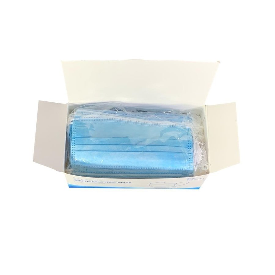 Masque facial non médical à 3 couches Type I | 50 pièces