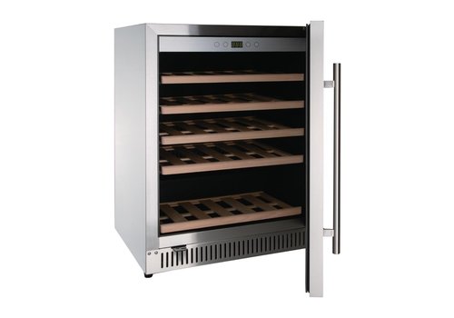  Polar refroidissement du vin | Série G | acier inoxydable | 51 bouteilles | +5°C à +18°C | 81,5(h)x59,5x58,5cm 