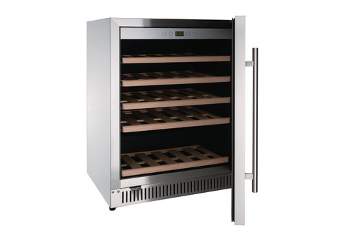  Polar wine cooling | G series | stainless steel | 51 bottles | +5°C to +18°C | 81.5(h)x59.5x58.5cm 