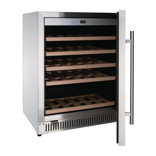  Polar wine cooling | G series | stainless steel | 51 bottles | +5°C to +18°C | 81.5(h)x59.5x58.5cm 