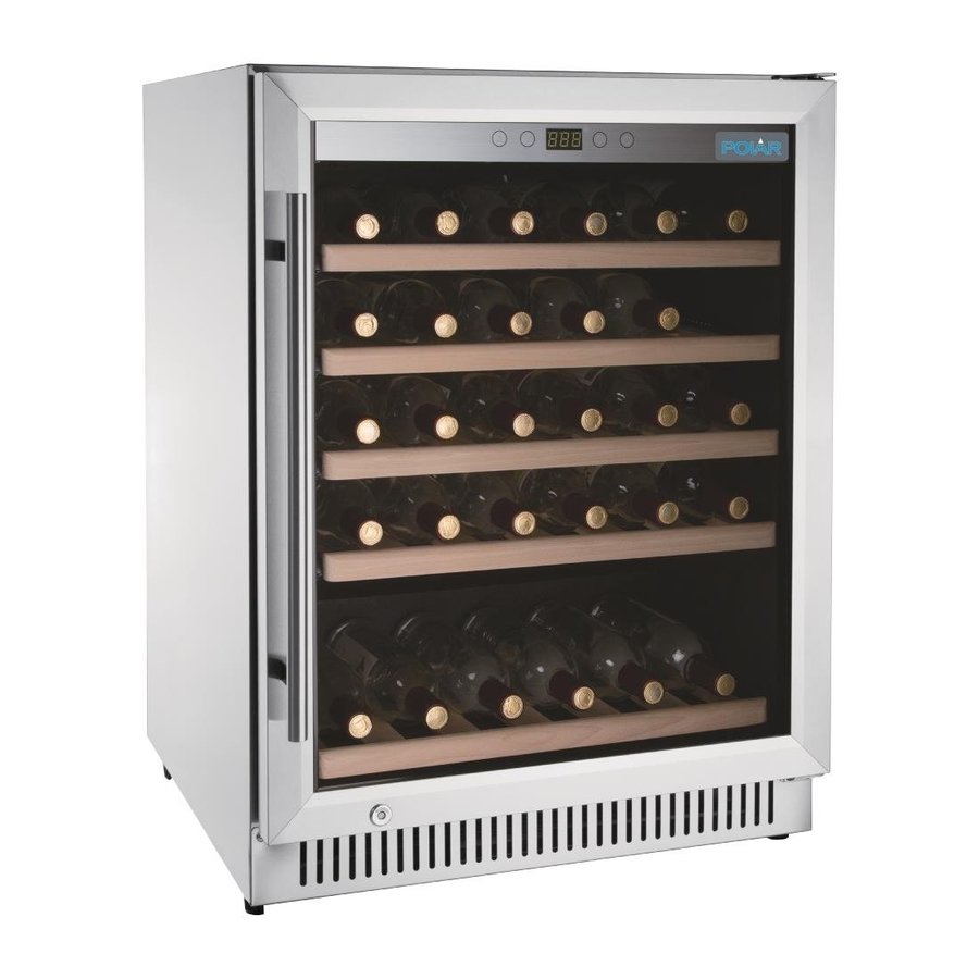 wine cooling | G series | stainless steel | 51 bottles | +5°C to +18°C | 81.5(h)x59.5x58.5cm