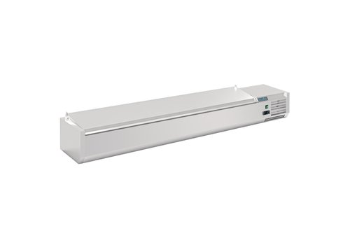  Polar Top-mounted refrigerated display case with lid | 10x GN 1/4 