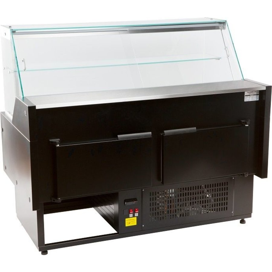 Refrigerated counter Black | Morris 2.5 | 249x106x (h) 131 cm