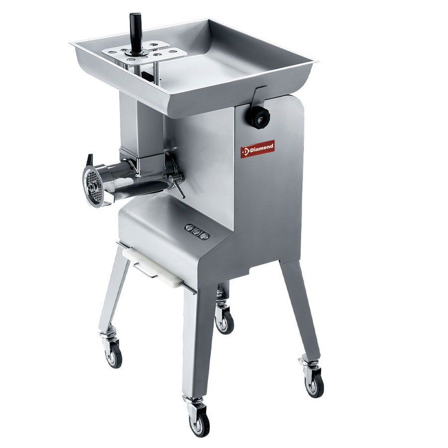 Meat grinder with wheels - 600kg p / h