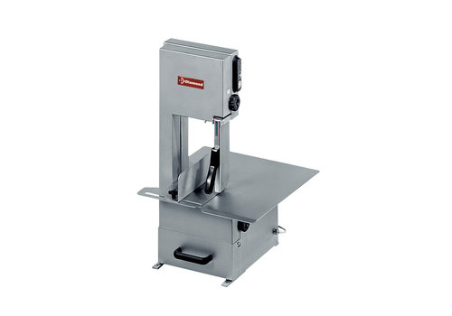  HorecaTraders Stainless Steel Bone Saw | Height cap. 250mm | 54x51x (h) 65 cm 