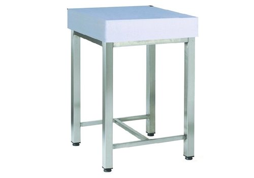  HorecaTraders Bloc à découper en plastique blanc 