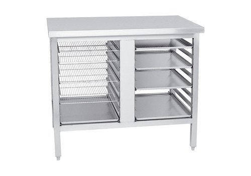  HorecaTraders Work table with Bakkersmaat base 