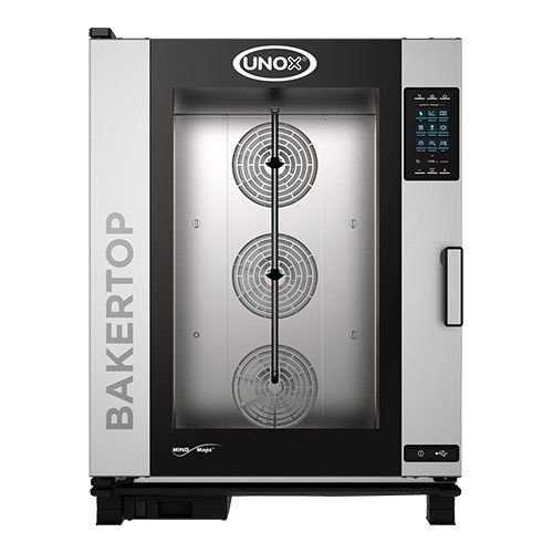  Unox Four à vapeur combiné Bakertop | Gaz | 86x96x116cm | 10x 60x40cm 