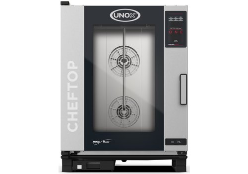  Unox Cuiseur vapeur combiné ChefTop | Électrique | GN1/1x10 | 400 V | 75x77x101(h)cm 