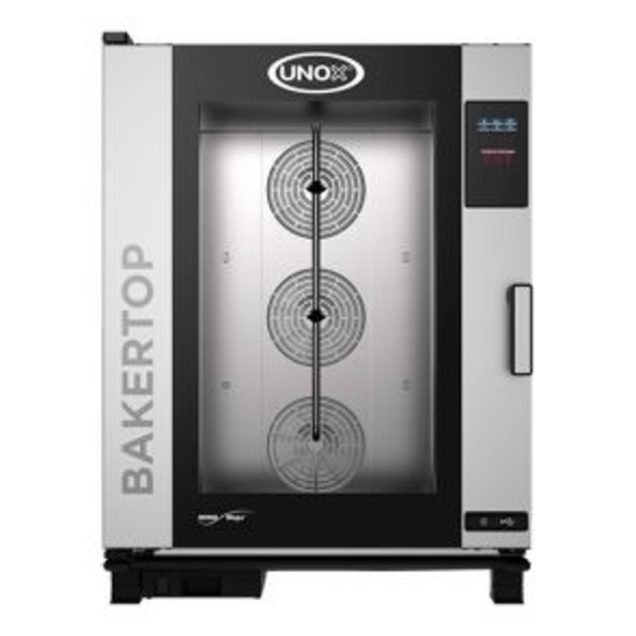 Four à vapeur combiné Bakertop | 10x 60x40cm | 400 V | 86x96x116(h)cm