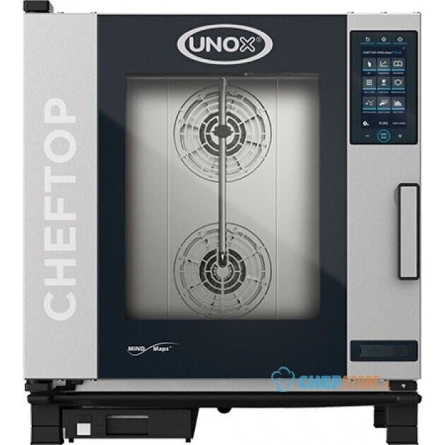 Cheftop combi steamer | Gn1/1 X07 | Gas | 75 x 78 x 84 cm