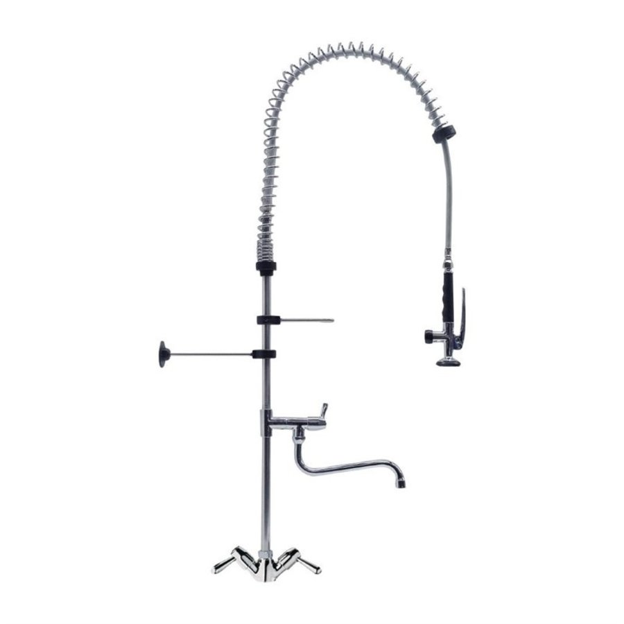 douche de pré-rinçage monobloc modèle haut avec robinet pivotant
