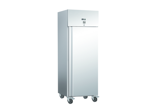  HorecaTraders Gastro-Inox RVS koeling | 600 Liter | Geforceerd 