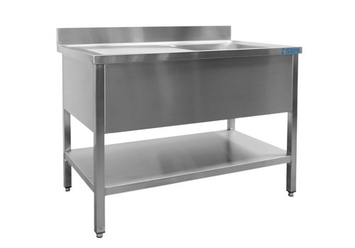  Saro Sink table | stainless steel | Sink right | 120x60x85 cm 