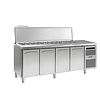 Gram Hoshizaki Refrigerated workbench | 668 liters | 4 doors | stainless steel