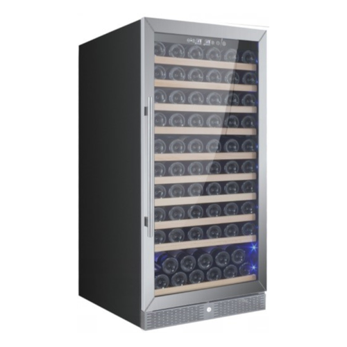  HorecaTraders Single zone wine climate cabinet | 110 bottles 