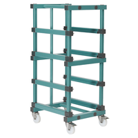Trolley | high-quality plastic | 4 tiers | 66x54x132cm
