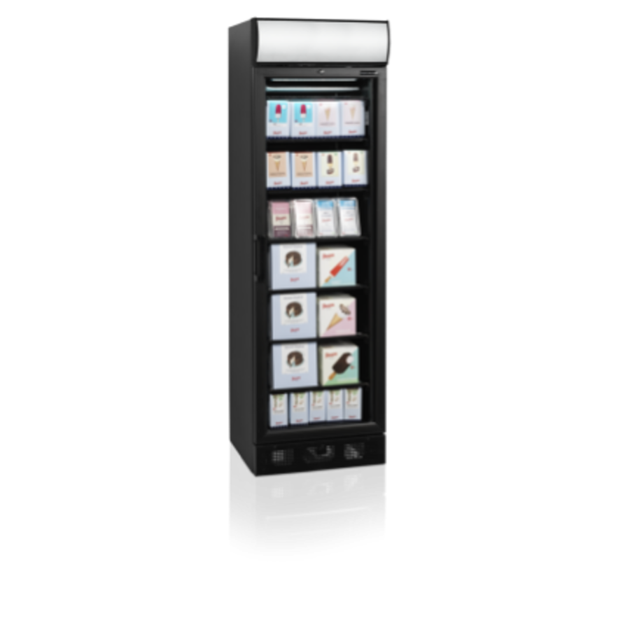 Display freezer | Black | 270L | 59.5x64x(h)198 cm