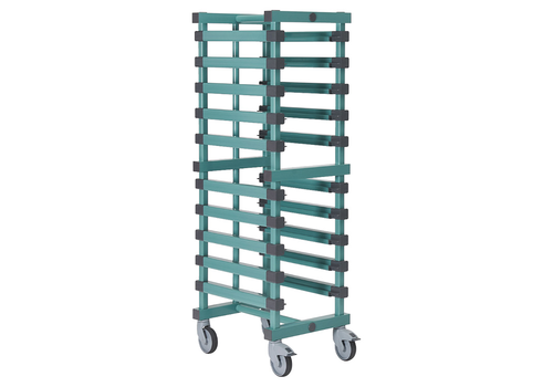  HorecaTraders REA shelf trolley | GN 1/1 | 10 floors | 61x47x160cm 