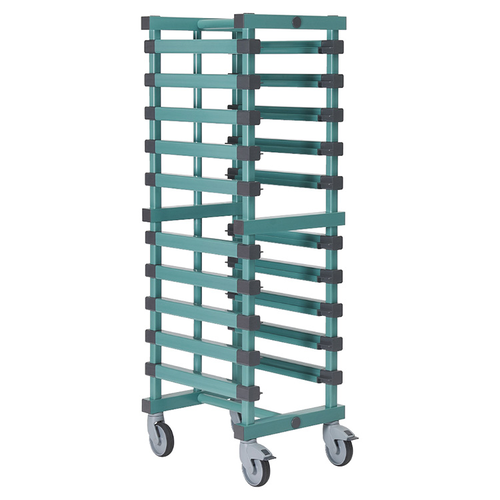  HorecaTraders REA shelf trolley | GN 1/1 | 10 floors | 61x47x160cm 