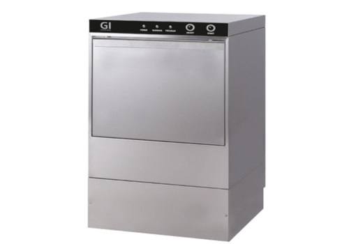  HorecaTraders Electronic Dishwasher | 50x50cm | 230V/3.6kW | stainless steel 
