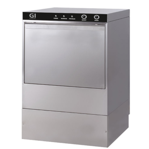  HorecaTraders Electronic Dishwasher | 50x50cm | 230V/3.6kW | stainless steel 