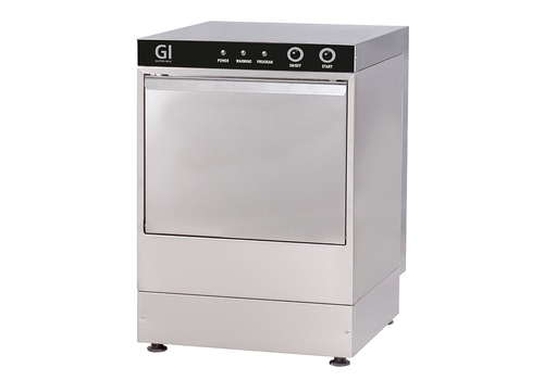  HorecaTraders Lave-verres électronique | 35x35cm | 230 V/2,6 kW 