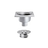 HorecaTraders Stainless steel floor drain | 200X200 mm