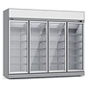 Combisteel Refrigerator with 4 Glass Doors | 2060 Liters | 242(h)x54.5x157 cm | Forced