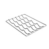 HorecaTraders Étagère à vin chromée | Acier | 2,5 (H) x 44 x 34,6 cm