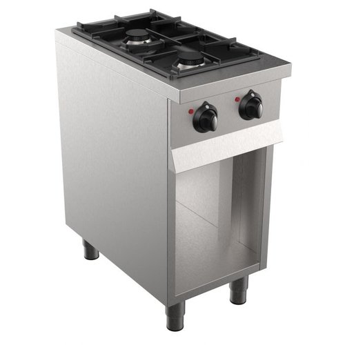  Combisteel base 700 gas hob | 2 burners | 90(h)x 40 x 70 cm 
