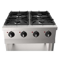 base 700 gas hob | 4 burners | 90(h)x 70 x 70 cm
