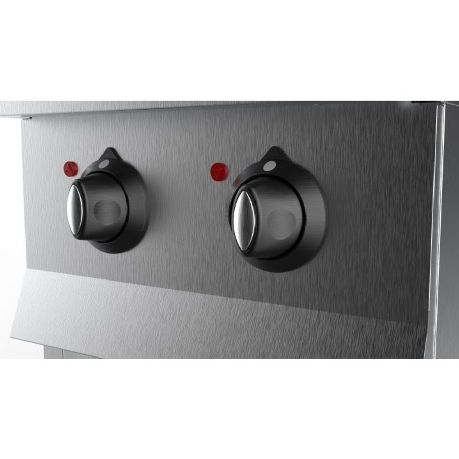 plaque de cuisson à gaz base 700 | 4 fosses | 90(h)x 70 x 70 cm
