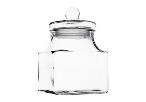  Olympia Glass storage jar | Square | 2.4L 