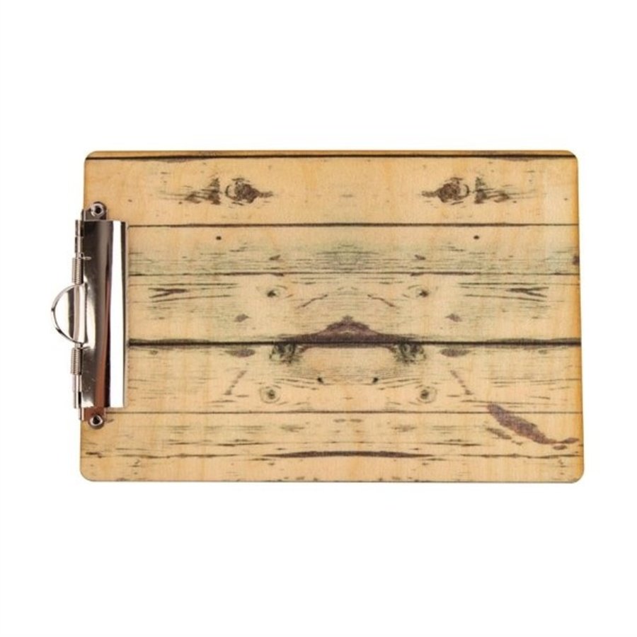 Wood Effect Menu Clipboard | A5 Size