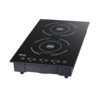 Bartscher Double induction hob 3500 Watt | 2 cooking zones